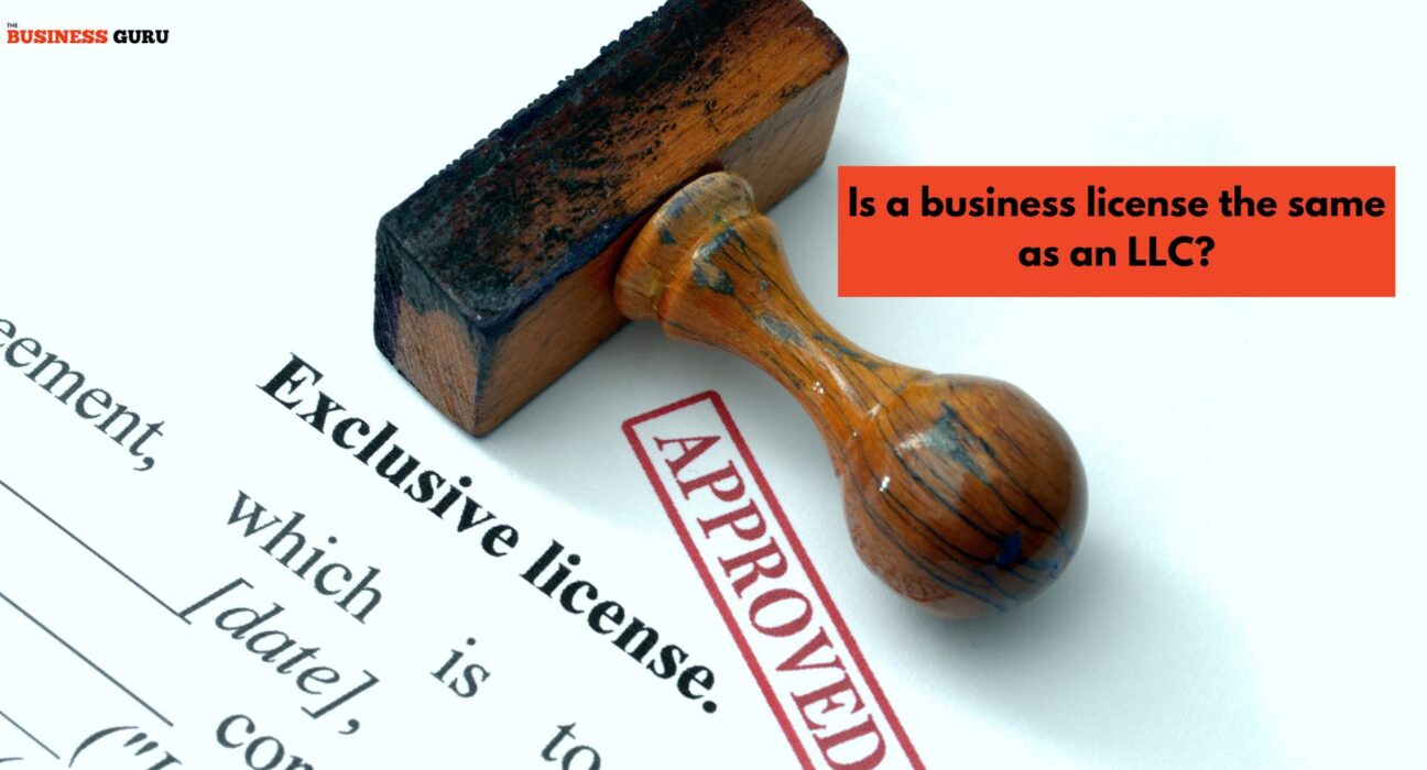 Is a business license the same as an LLC?