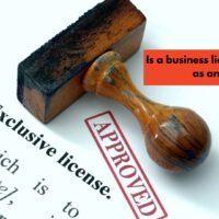 Is a business license the same as an LLC?